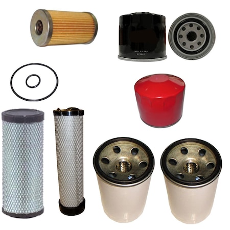 Aic Replacement Parts Tractor Filter Service Maintenance Kit Fits Kubota M4900 M5700 3702815M1-FILTERSET